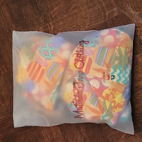 NWT Matilda Jane bikini, sz. 12, multi print, very colorful - Picture 9 of 10